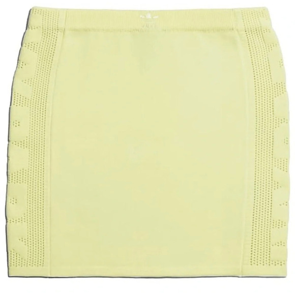 NWOT adidas x IVY Park Knit Skirt in Yellow Tint GR1457 - Picture 8 of 12